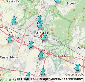 Mappa Via Cremona, 25124 Brescia BS, Italia (5.27583)