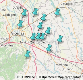 Mappa Via Monache, 36040 Grumolo delle Abbadesse VI, Italia (6.07)