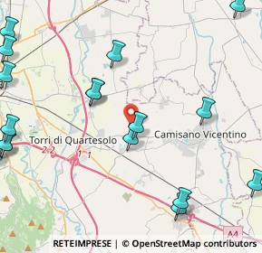 Mappa Via Monache, 36040 Grumolo delle Abbadesse VI, Italia (6.4595)