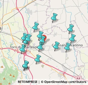 Mappa Via Monache, 36040 Grumolo delle Abbadesse VI, Italia (3.56625)