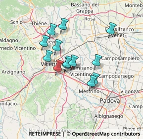 Mappa Via Monache, 36040 Grumolo delle Abbadesse VI, Italia (10.54538)