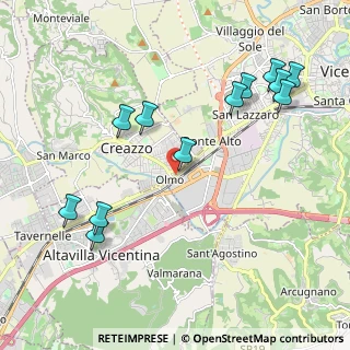 Mappa Strada Padana Verso Verona, 36051 Creazzo VI, Italia (2.32583)