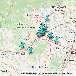 Mappa Strada Padana Verso Verona, 36051 Creazzo VI, Italia (9.3175)