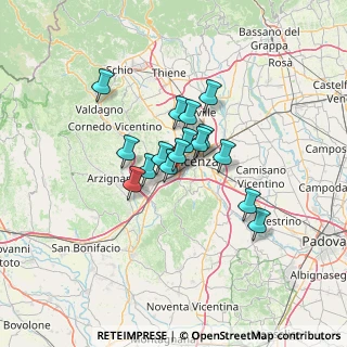 Mappa Strada Padana Verso Verona, 36051 Creazzo VI, Italia (8.94063)