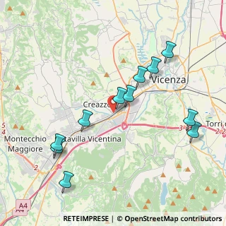 Mappa Strada Padana Verso Verona, 36051 Creazzo VI, Italia (4.22182)