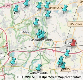 Mappa Piazza Generale Domenico Perrucchetti, 20062 Cassano d'Adda MI, Italia (4.88176)