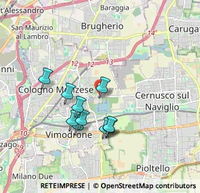 Mappa MI 20090, 20093 Cologno Monzese MI, Italia (1.82273)