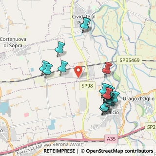 Mappa Via Trieste, 24054 Calcio BG, Italia (2.0595)