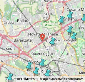 Mappa 20026 Milano MI, Italia (2.95182)
