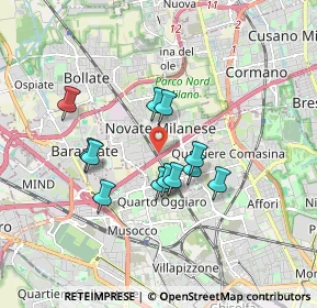Mappa 20026 Milano MI, Italia (1.405)