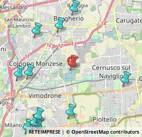 Mappa SP 120, 20063 Cernusco sul Naviglio MI, Italia (2.91333)