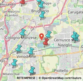 Mappa SP 120, 20063 Cernusco sul Naviglio MI, Italia (2.55857)