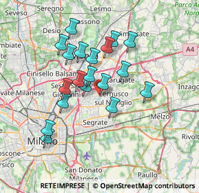 Mappa SP 120, 20063 Cernusco sul Naviglio MI, Italia (6.12895)