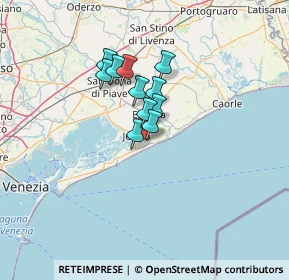 Mappa Via Cà Gamba 10^ Traversa, 30016 Jesolo VE, Italia (8.42273)