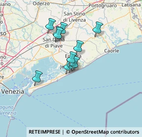 Mappa Via Cà Gamba 10^ Traversa, 30016 Jesolo VE, Italia (9.77091)