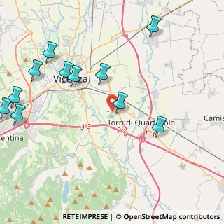 Mappa Via Zamenhof Ludovico Lazzaro, 36100 Vicenza VI, Italia (5.21818)