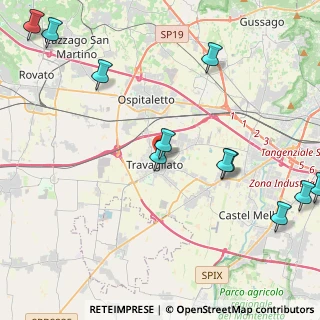 Mappa Via Romanino, 25039 Travagliato BS, Italia (5.43636)