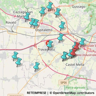 Mappa Via Romanino, 25039 Travagliato BS, Italia (4.64)