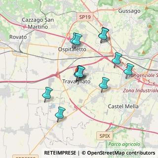 Mappa Via Romanino, 25039 Travagliato BS, Italia (3.22333)