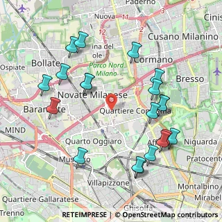 Mappa Via Fabio Filzi, 20026 Novate Milanese MI, Italia (2.1995)