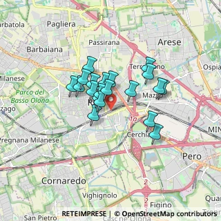 Mappa Via G. Rossini, 20017 Rho MI, Italia (1.2065)