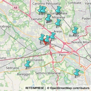 Mappa Via G. Rossini, 20017 Rho MI, Italia (4.345)