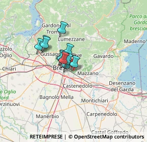 Mappa Via Cesare Noventa, 25135 Brescia BS, Italia (8.38583)