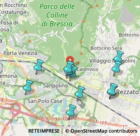 Mappa Via Cesare Noventa, 25135 Brescia BS, Italia (2.00545)