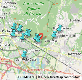 Mappa Via Cesare Noventa, 25135 Brescia BS, Italia (1.77333)