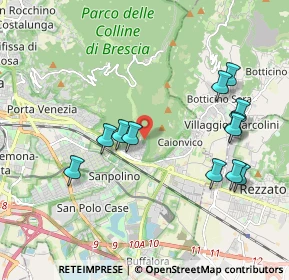 Mappa Via Cesare Noventa, 25135 Brescia BS, Italia (2.03)