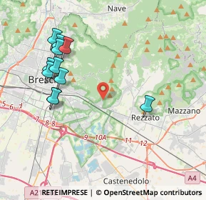Mappa Via Cesare Noventa, 25135 Brescia BS, Italia (4.29091)