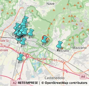 Mappa Via Cesare Noventa, 25135 Brescia BS, Italia (4.319)