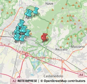 Mappa Via Cesare Noventa, 25135 Brescia BS, Italia (4.364)