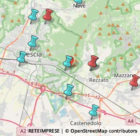 Mappa Via Cesare Noventa, 25135 Brescia BS, Italia (5.0575)