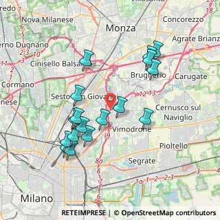 Mappa A51 Tangenziale Est Milano, 20099 Sesto San Giovanni MI, Italia (3.66647)