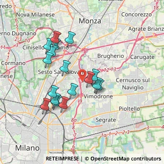 Mappa A51 Tangenziale Est Milano, 20099 Sesto San Giovanni MI, Italia (3.35294)