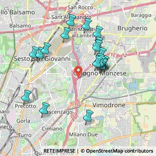 Mappa A51 Tangenziale Est Milano, 20099 Sesto San Giovanni MI, Italia (1.932)