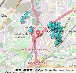 Mappa A51 Tangenziale Est Milano, 20099 Sesto San Giovanni MI, Italia (0.891)