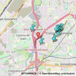Mappa A51 Tangenziale Est Milano, 20099 Sesto San Giovanni MI, Italia (0.99385)
