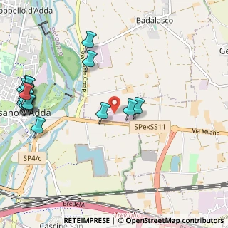 Mappa Via Alessandro Volta, 24045 Fara Gera d'Adda BG, Italia (1.444)