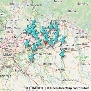 Mappa Via Alessandro Volta, 24045 Fara Gera d'Adda BG, Italia (10.7645)
