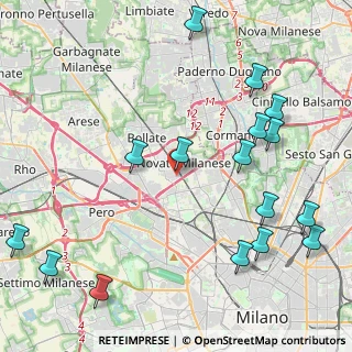 Mappa Via Vialba, 20026 Novate Milanese MI, Italia (5.39688)