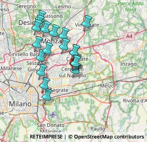 Mappa Piazza Conciliazione, 20063 Cernusco sul Naviglio MI, Italia (6.61211)