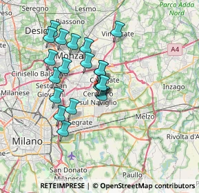 Mappa Piazza Conciliazione, 20063 Cernusco sul Naviglio MI, Italia (6.0055)