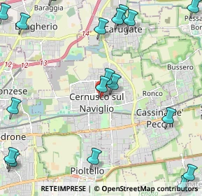 Mappa Piazza Conciliazione, 20063 Cernusco sul Naviglio MI, Italia (3.11667)