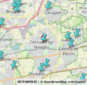 Mappa Piazza Conciliazione, 20063 Cernusco sul Naviglio MI, Italia (3.105)