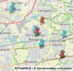 Mappa Piazza Conciliazione, 20063 Cernusco sul Naviglio MI, Italia (2.11417)