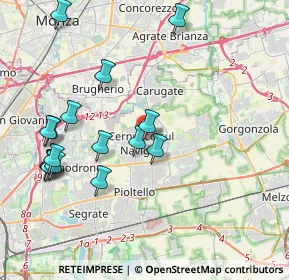 Mappa Piazza Conciliazione, 20063 Cernusco sul Naviglio MI, Italia (4.35063)