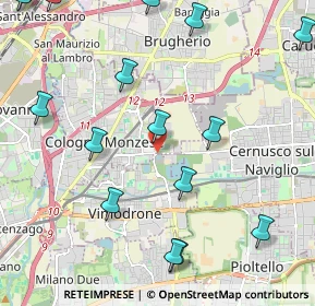 Mappa Via Giosuè Carducci, 20093 Cologno Monzese MI, Italia (2.99444)