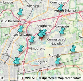 Mappa Via Giosuè Carducci, 20093 Cologno Monzese MI, Italia (4.15692)
